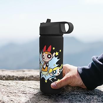 Amazon｜スポーツ水筒 パワーパフガールズ ステンレスボトル